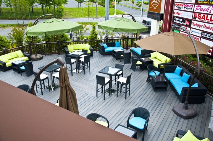 Outdoor patio at Z-Two